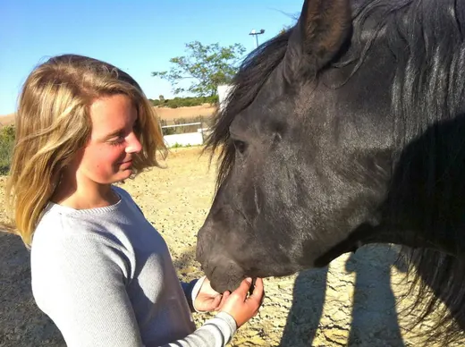 Manon Duguet et son cheval